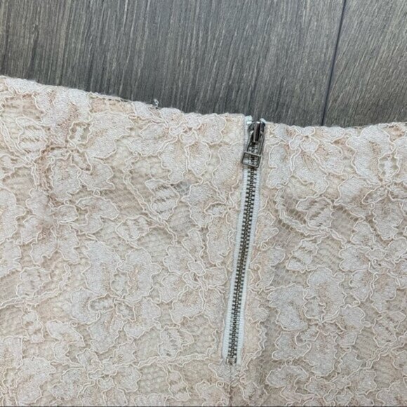 Aritzia Wilfred Jules Shorts Scallop Lace Pale Pink Coquette Size 0 Y2K 2000s - Picture 14 of 15